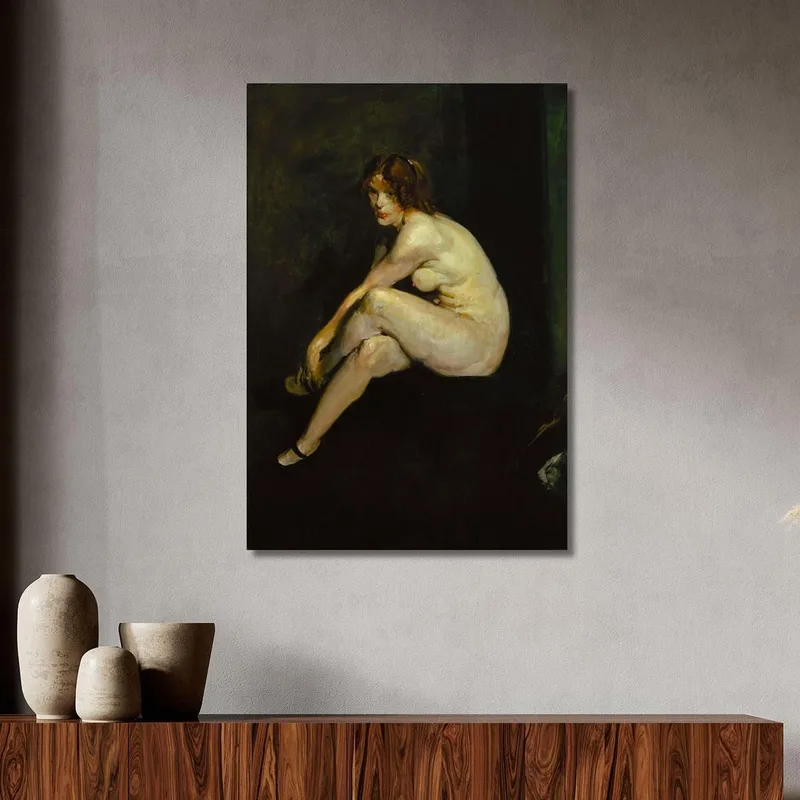 Fille Nue Miss Leslie Hall George Wesley Bellows