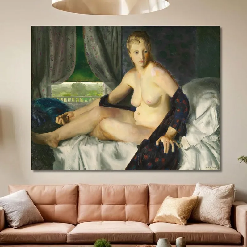Akt Mit Fächer George Wesley Bellows