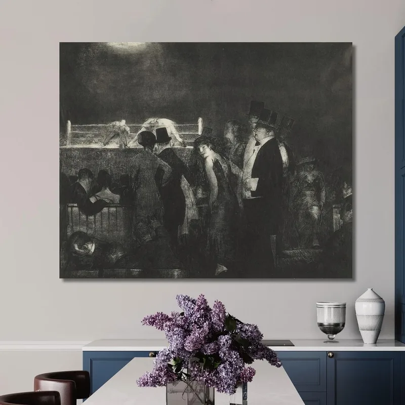 Préliminaires Du Grand Combat George Wesley Bellows