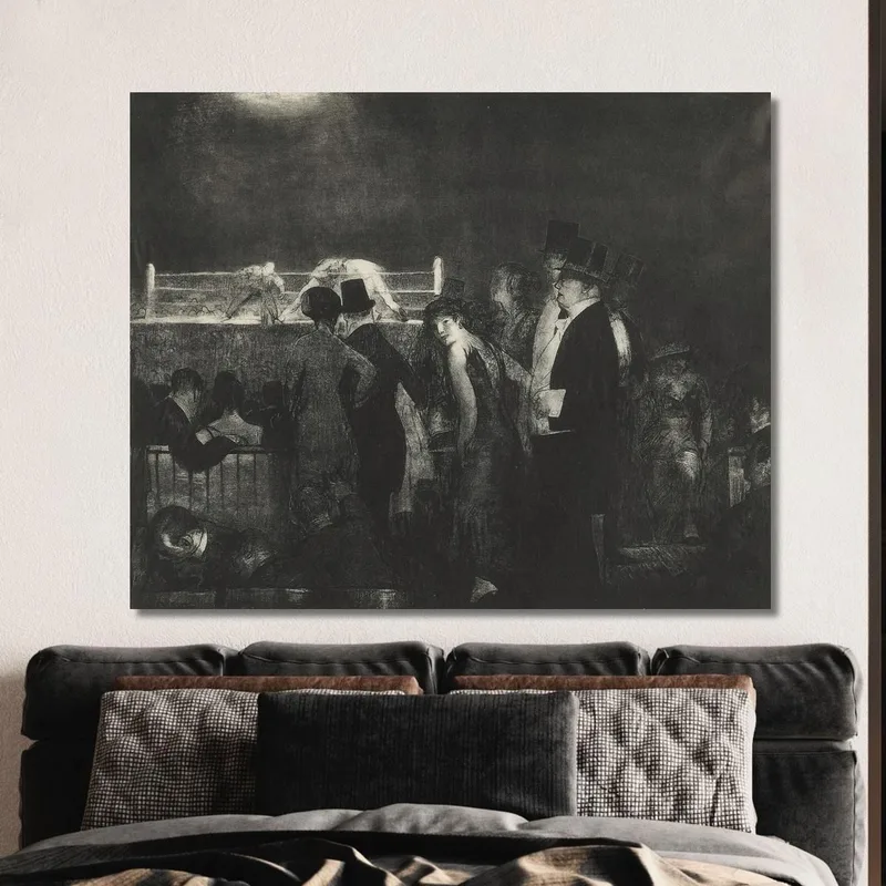 Préliminaires Du Grand Combat George Wesley Bellows