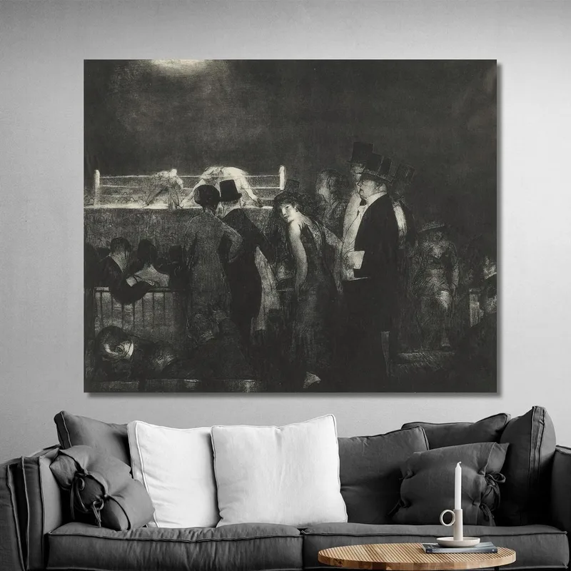 Préliminaires Du Grand Combat George Wesley Bellows