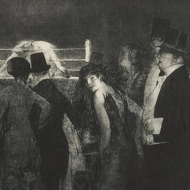 Préliminaires Du Grand Combat George Wesley Bellows