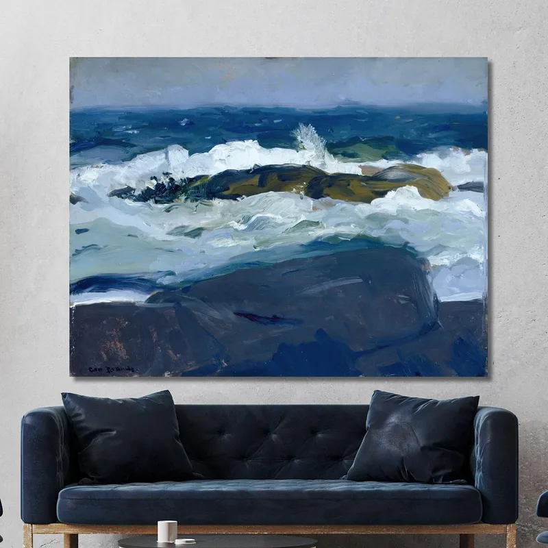 Scogliera Rocciosa Nel Maine George Wesley Bellows