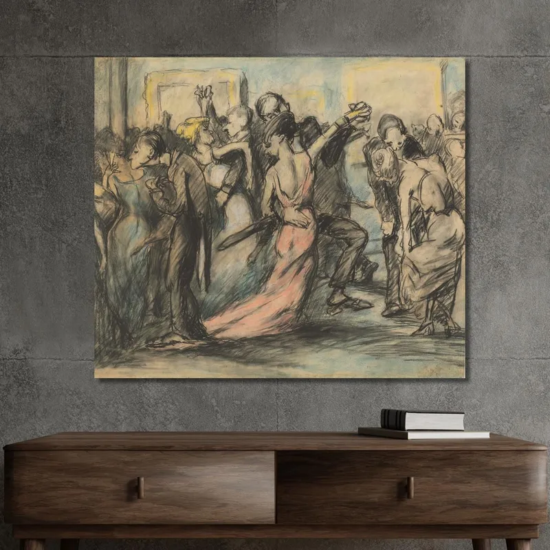 Gesellschaftsball Verso George Wesley Bellows