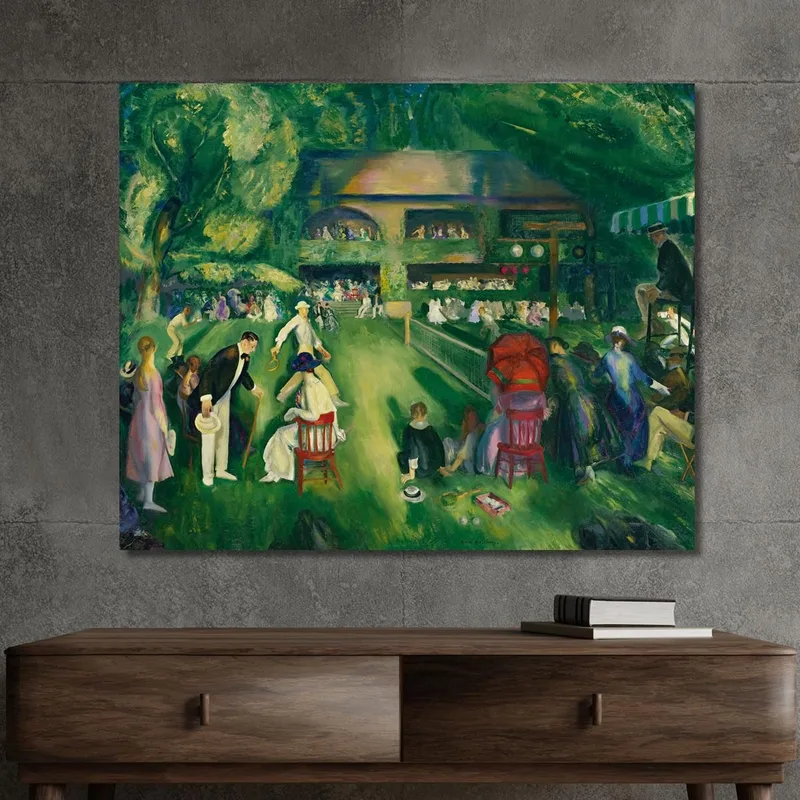 Tennis A Newport George Wesley Bellows
