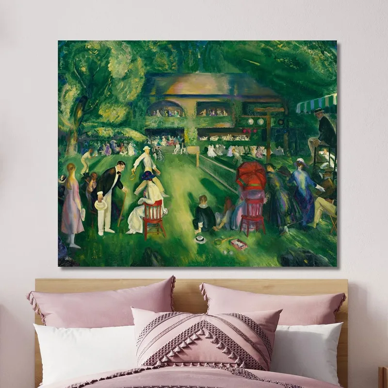Tennis A Newport George Wesley Bellows