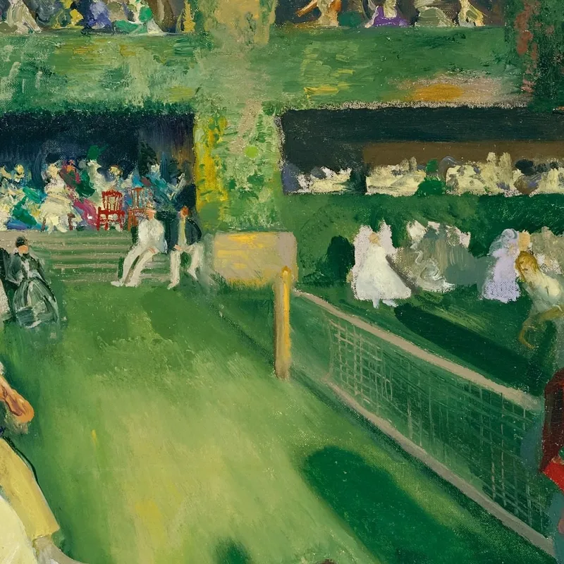 Tennis A Newport George Wesley Bellows