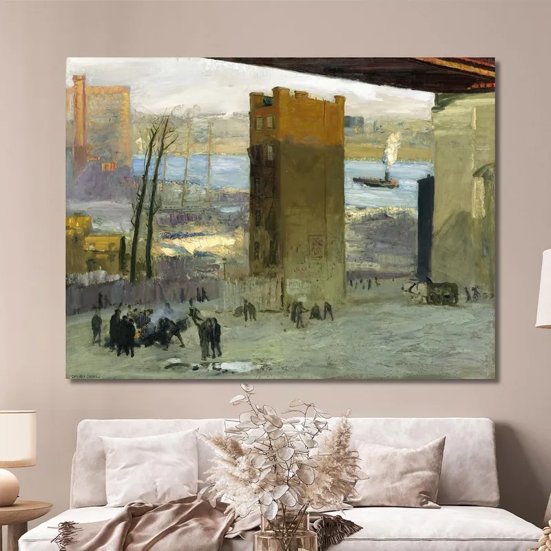 Das Einsame Mietshaus George Wesley Bellows