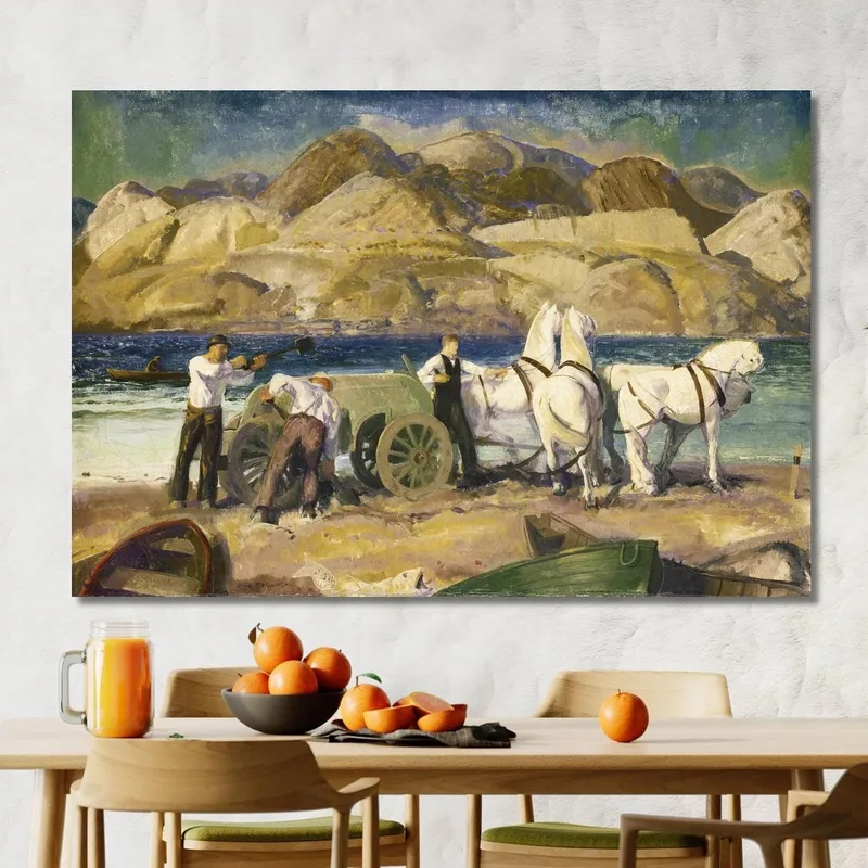 Le Chariot De Sable George Wesley Bellows