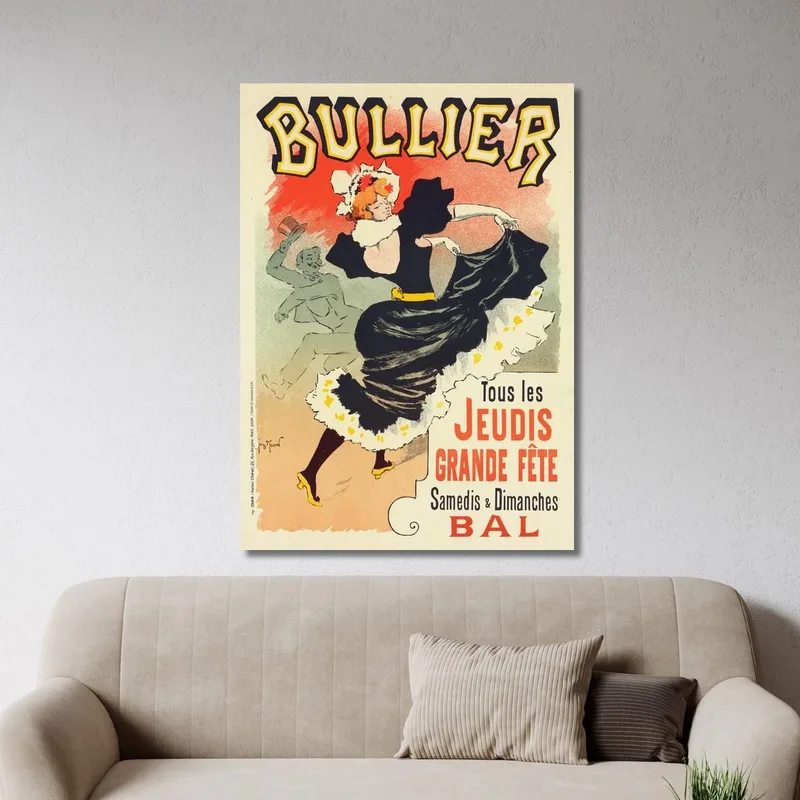 Manifesto Per Il Ballo Bullier Henri Georges Meunier