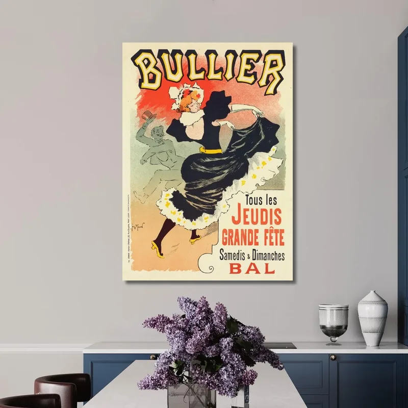 Manifesto Per Il Ballo Bullier Henri Georges Meunier
