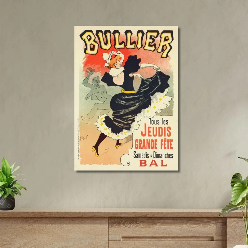 Manifesto Per Il Ballo Bullier Henri Georges Meunier