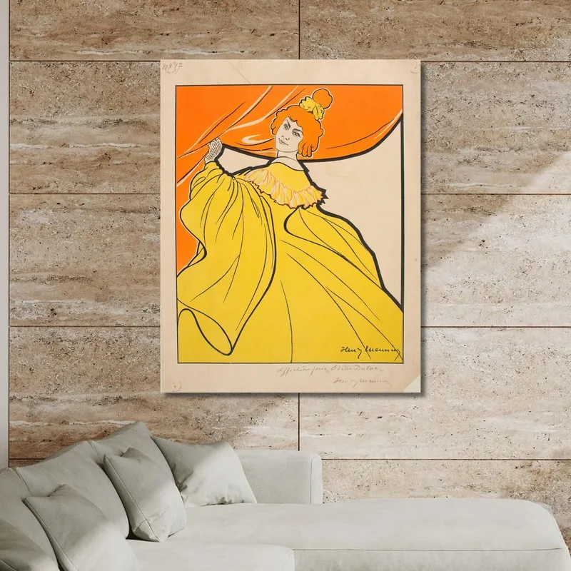 Plakat Für Odette Dulac Henri Georges Meunier