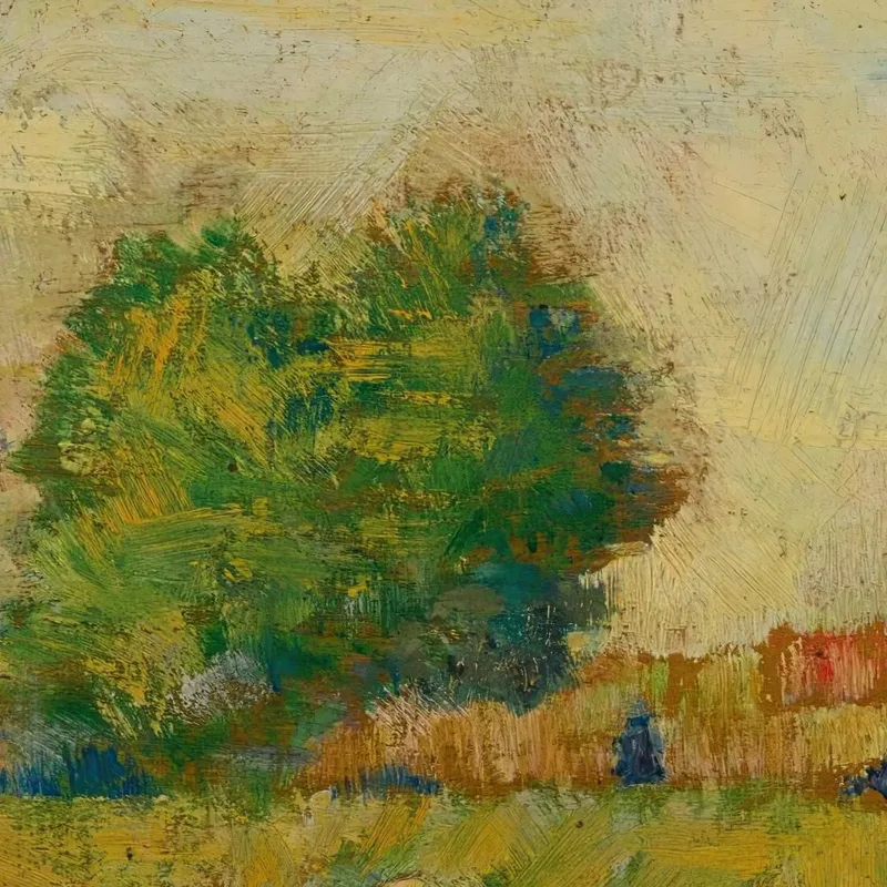 En El Borde Del Pueblo Georges Seurat