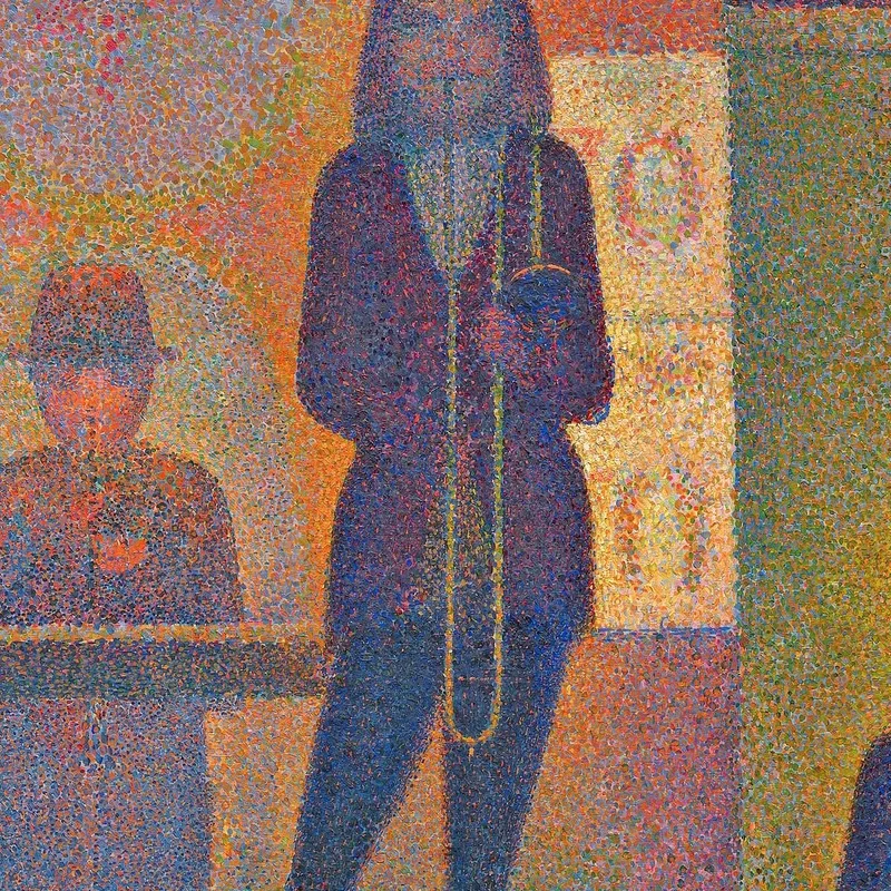 Circus Sideshow Parade De Cirque Georges Seurat
