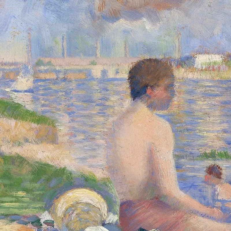 Studio Finale Per I Bagnanti Ad Asnières Georges Seurat