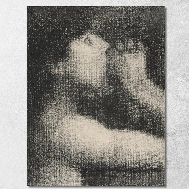 Eco Bagnanti Ad Asnières Georges Seurat quadro stampa su tela