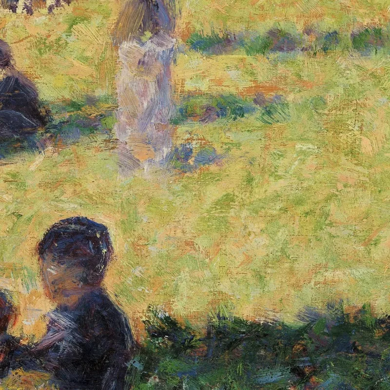 Figurengruppe Studie Für Einen Sonntag In La Grande Jatte Georges Seurat