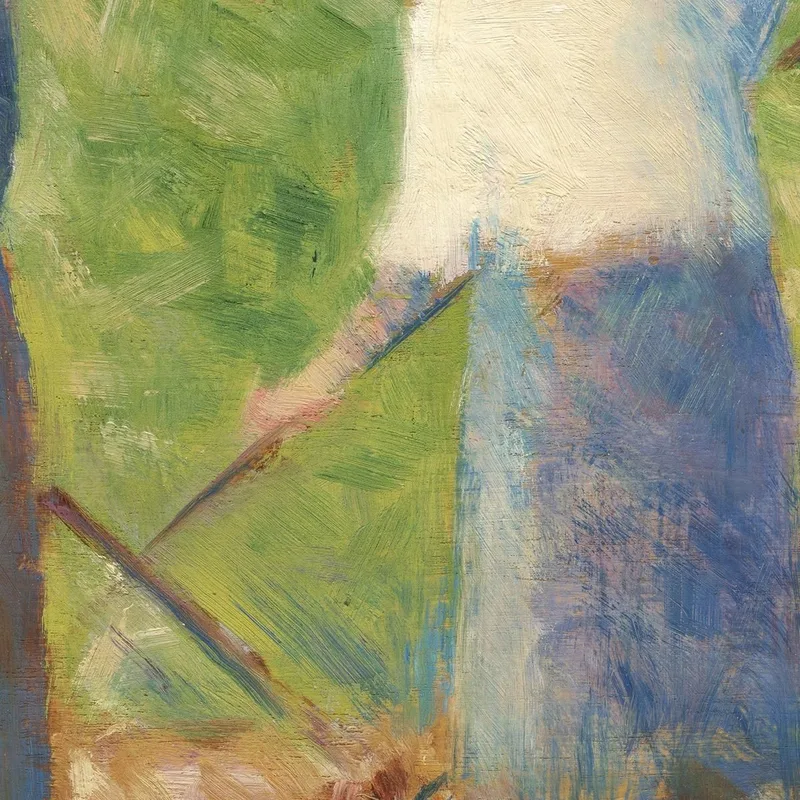 Los Henificadores De Montfermeil Georges Seurat