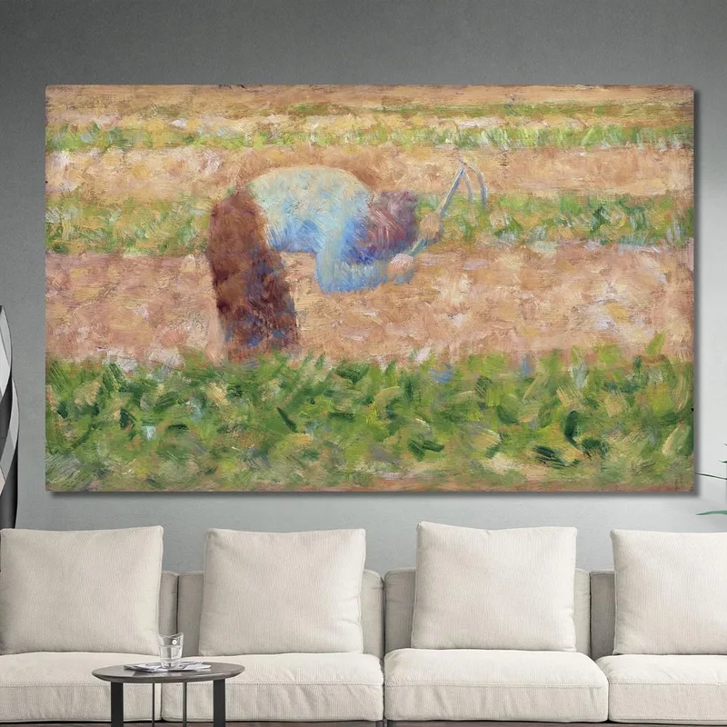 L'Uomo Con La Zappa Georges Seurat