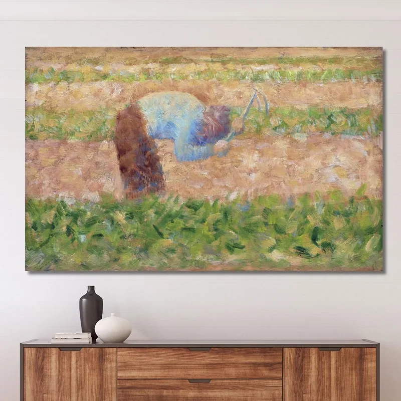 L'Uomo Con La Zappa Georges Seurat