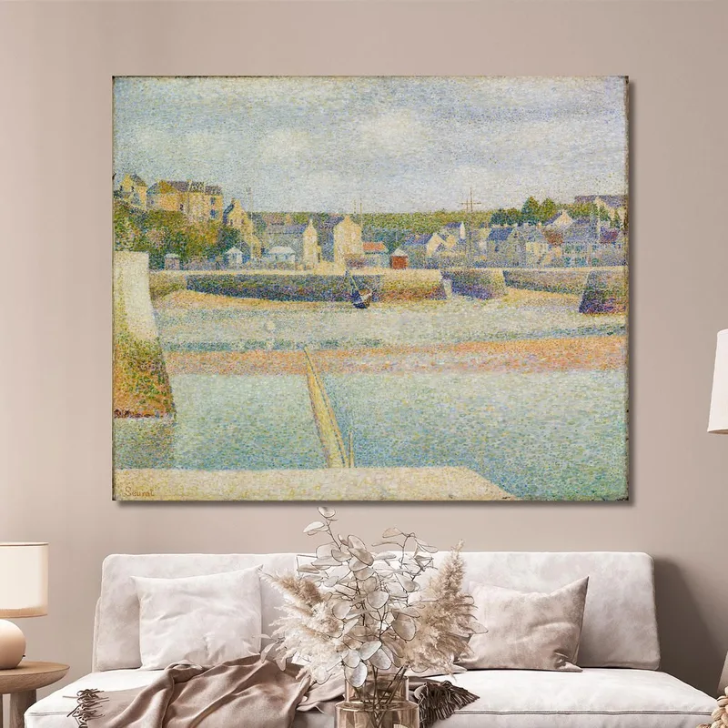 Port-En-Bessin L'Avant-Port Marée Basse Georges Seurat