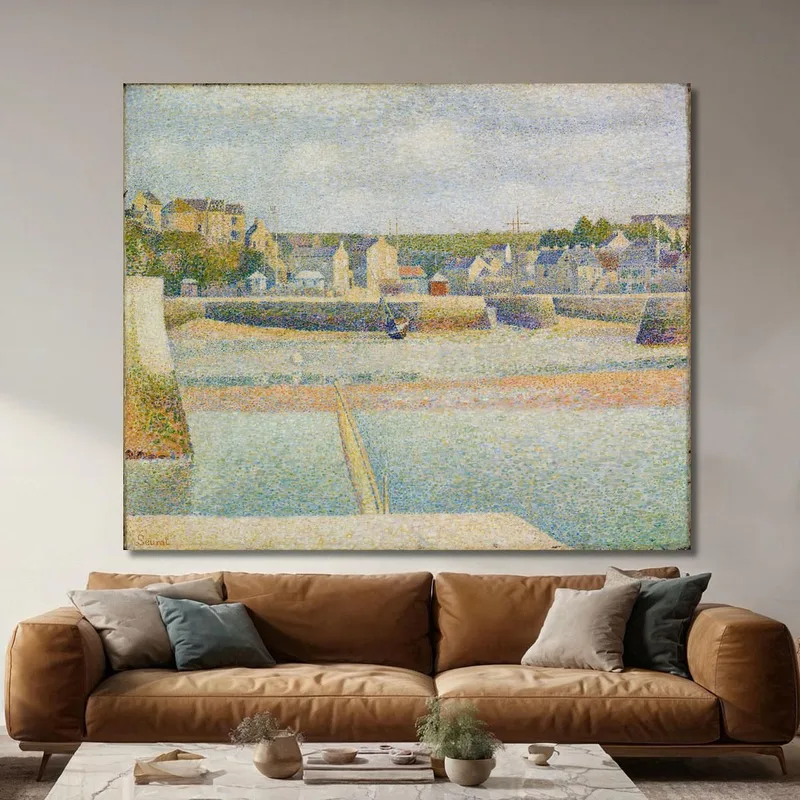 Port-En-Bessin L'Avant-Port Marée Basse Georges Seurat