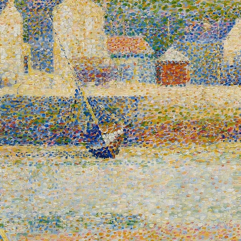 Port-En-Bessin L'Avant-Port Marée Basse Georges Seurat