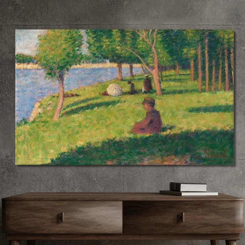 Figuras Sentadas Estudian Para Una Tarde De Domingo En La Isla De La Grande Jatte Georges Seurat