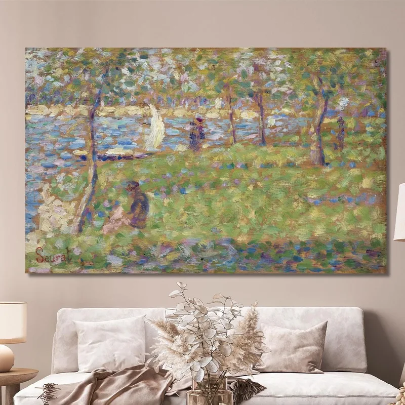 Studio Per La Grande Jatte Georges Seurat