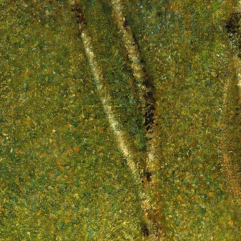 La Foresta Di Pontaubert Georges Seurat
