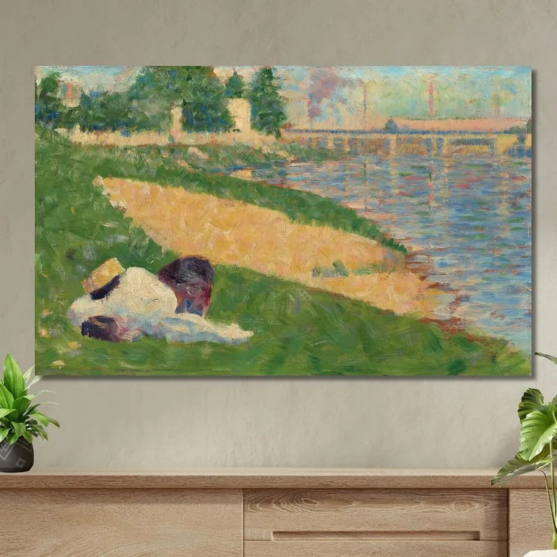 La Senna Con I Vestiti Sulla Riva Georges Seurat