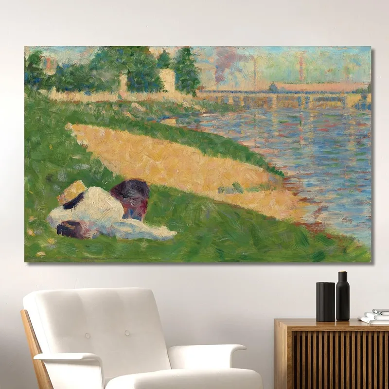 La Senna Con I Vestiti Sulla Riva Georges Seurat