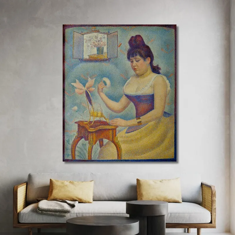 La Donna Voluttuosa Qui Rappresentata È La Ventenne Madeleine Knobloch Georges Seurat