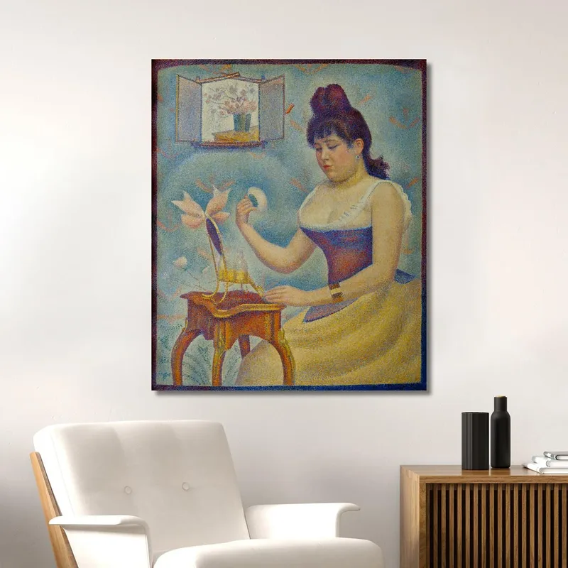 La Donna Voluttuosa Qui Rappresentata È La Ventenne Madeleine Knobloch Georges Seurat