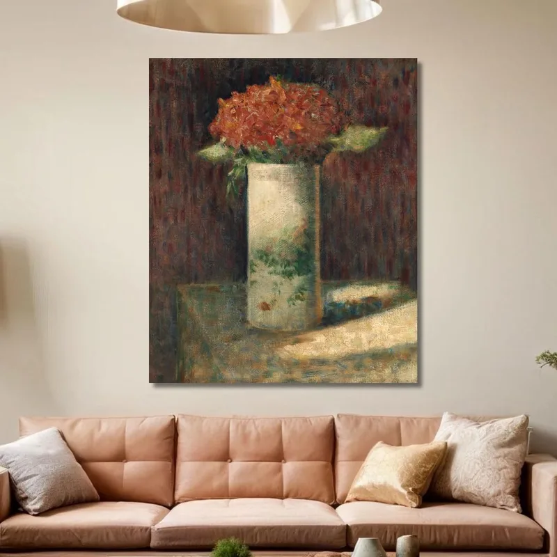 Vaso Di Fiori Georges Seurat