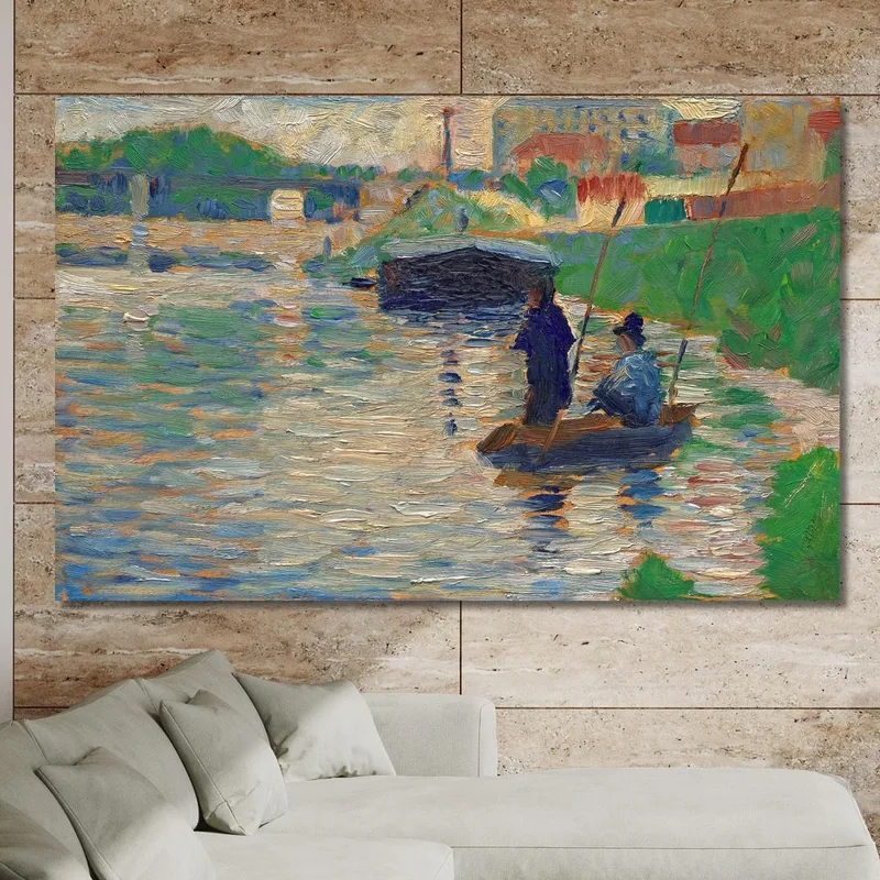 Veduta Della Senna Georges Seurat