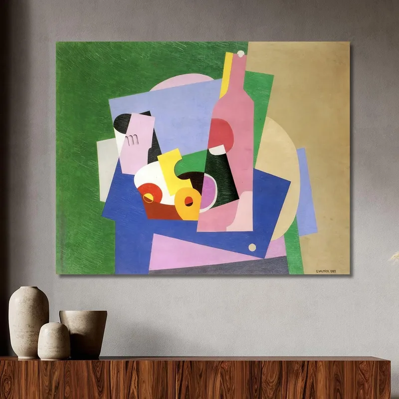 Natura Morta Con Bottiglia Georges Valmier
