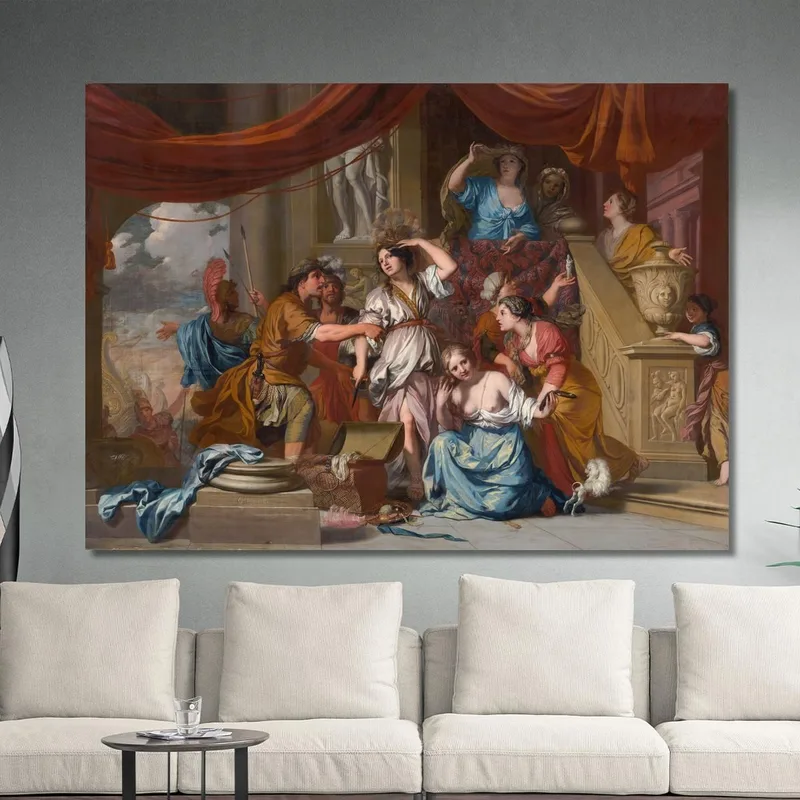 Achille Scoperto Tra Le Figlie Di Licomede Gerard de Lairesse
