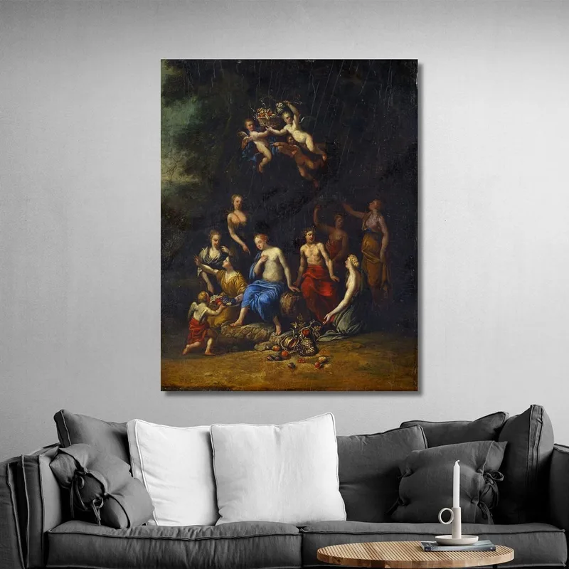Bacchus Et Pomone Gerard de Lairesse
