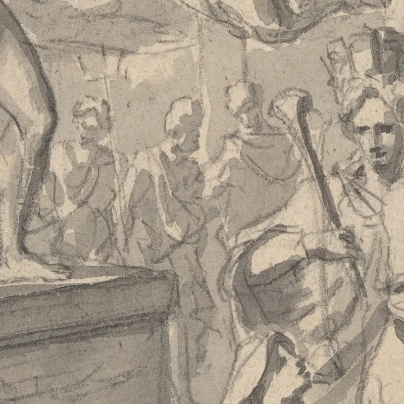 Projet De Frontispice Pour Une Page De Titre Gerard de Lairesse