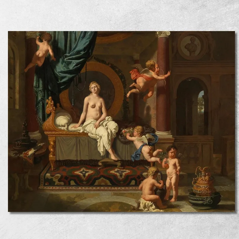 Herse Awaiting The Arrival Of Mercury Gerard de Lairesse canvas print