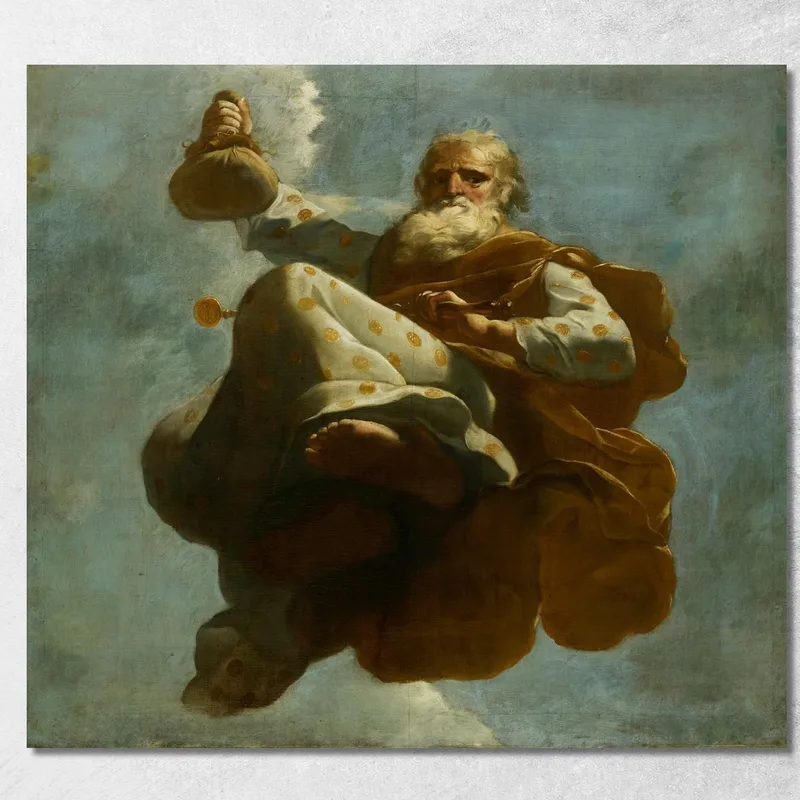 Plutus: Allegorical Representation Of The Care Of Lepers And Simpletons Gerard de Lairesse canvas print