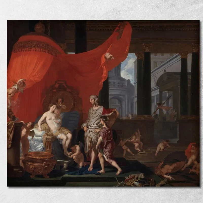 Le Nozze Di Alessandro E Rossana Gerard de Lairesse quadro stampa su tela
