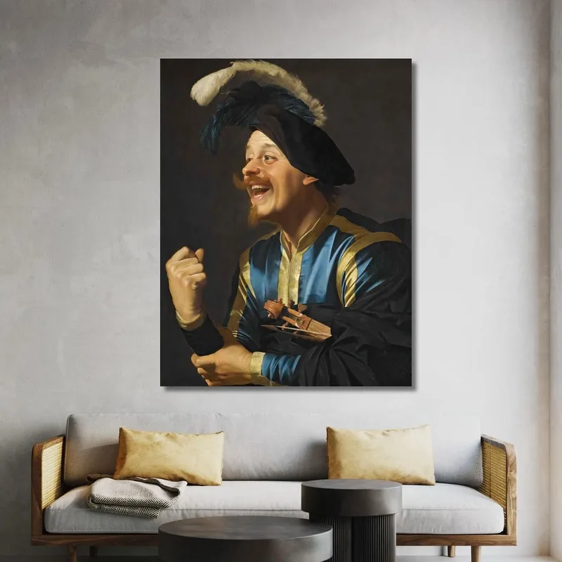 Ein Lachender Geiger Gerard van Honthorst