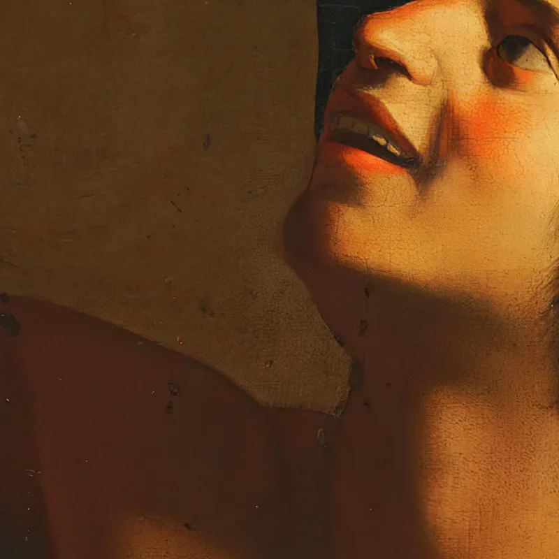 Ein Junger Mann Hält Eine Brennende Kerze Und Einen Scamorza-Käse Eine Fiasco-Flasche Neben Sich Gerard van Honthorst