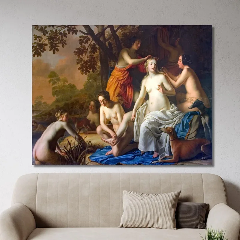 Diana Mit Ihren Nymphen Gerard van Honthorst