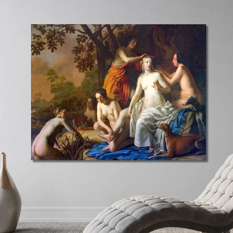 Diana Mit Ihren Nymphen Gerard van Honthorst