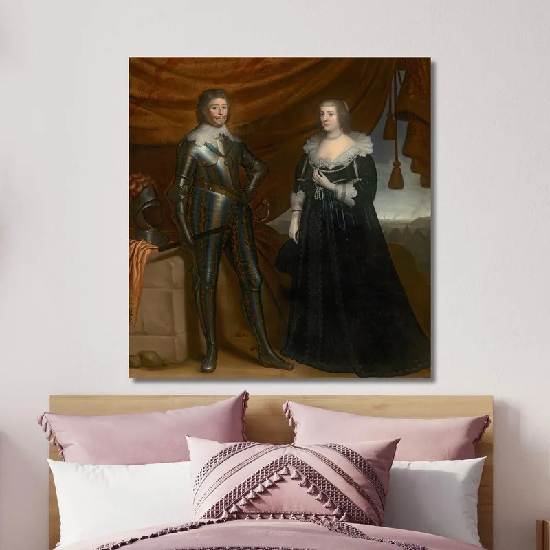 Double Portrait Of Frederik Hendrik And Amalia Of Solms-Braunfels Gerard van Honthorst