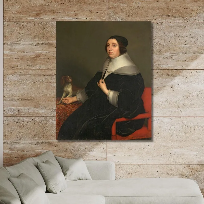 Porträt Einer Frau Gerard van Honthorst